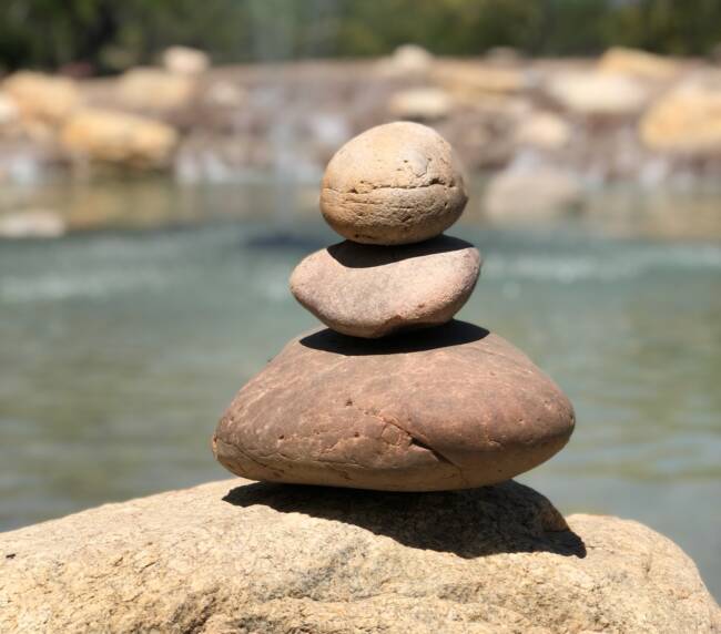 stacked stones